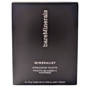 bareMinerals Mineralist Eyeshadow Palette Stonewashed‎ Six Colors Blue Vegan
